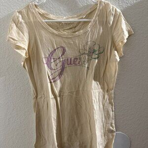 Guess women T-shirt size M beige